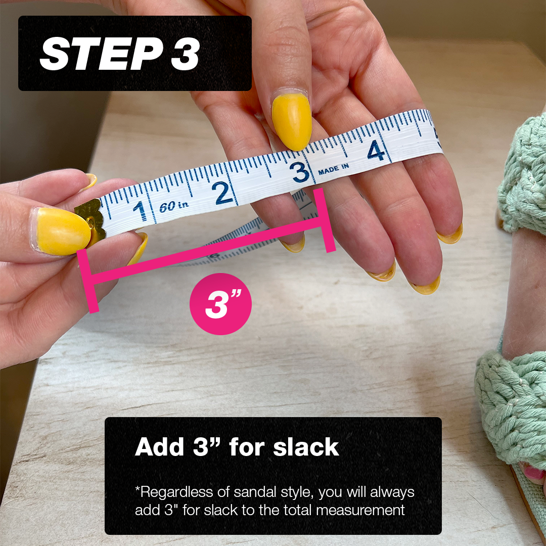 Clear Sandal Straps that you can measure.