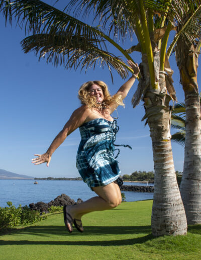 Clear Sandal Straps and they stay on when you jump.